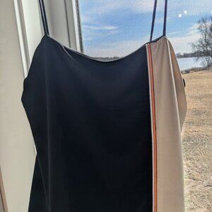 Color blocked mini dress